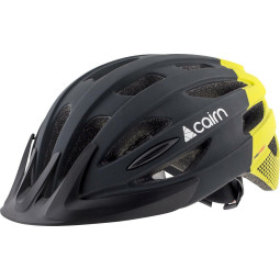 KASK ROWEROWY CAIRN R FUSION 10, CZARNY/ŻÓŁTY, M