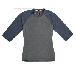 KOSZULKA ROW. RACE FACE TRAVERSE DR 3/4, NAVY,