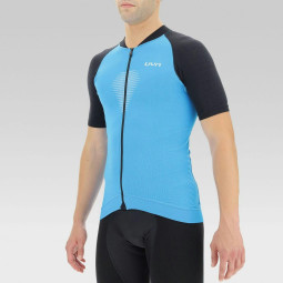 KOSZULKA ROW. UYN M GRANFONDO SHIRT SH SL, BLU,