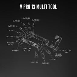 MULTITOOL ROW. LEZYNE MULTI-TOOL V PRO