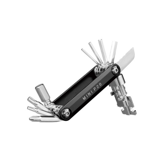 MULTITOOL ROWEROWY TOPEAK MINI P20, BLACK