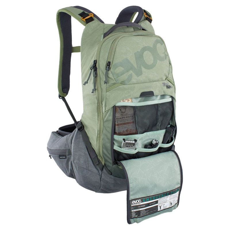 PLECAK ROW. EVOC TRAIL PRO 16L, OLIWNY,