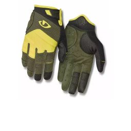 RĘKAWICZKI ROW. DŁUGIE GIRO XEN, OLIVE/LIME, S