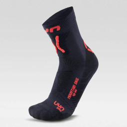 SKARPETKI ROW. UYN MAN CYCLING MTB, BLK/RED,