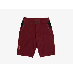 SPODENKI DAMSKIE RACE FACE NIMBY W SHORTS, RED,