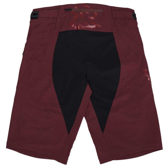 SPODENKI ROW. RACE FACE INDY SHORTS, C.CZERWONY