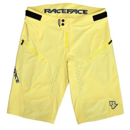 SPODENKI ROW. RACE FACE INDY SHORTS, ŻÓŁTY,