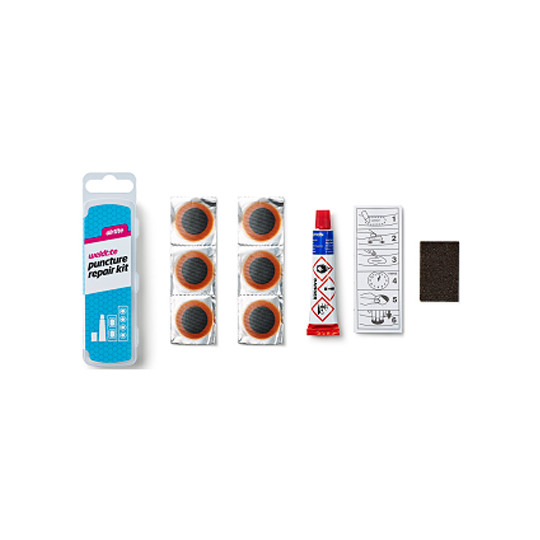 WELDTITE AIRTITE ŁATKI DO OPON ZESTAW, 6 ŁATEK