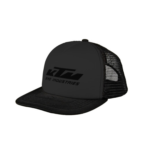 CZAPECZKA KTM FACTORY TEAM WORK CAP MESH, CZARNY