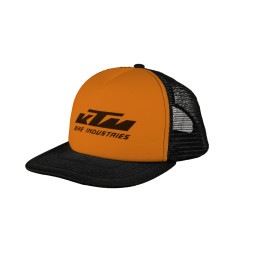 CZAPECZKA KTM FACTORY TEAM WORK CAP MESH, POMARAŃC