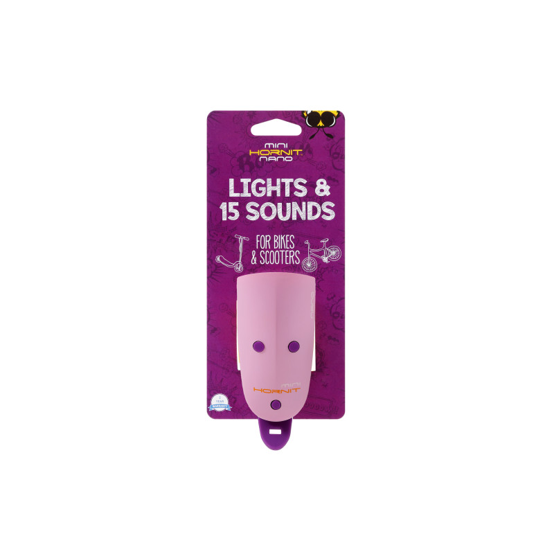 LAMPKA KLAKSON HORNIT NANO 15, 10LM, RÓŻ-FIOLET