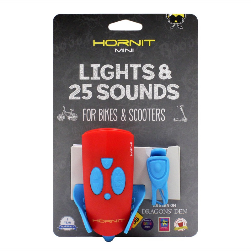 LAMPKA KLAKSON HORNIT MINI 25, 12LM, NIEB.-CZERW.