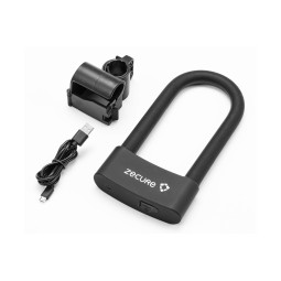 U-LOCK ZECURE BLUETOOTH, CZARNY