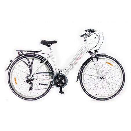 ROWER TREK. STORM MARATHON 1.0 L 28", PERŁ/RÓŻ, 17