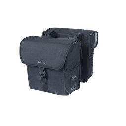 SAKWA PODWÓJNA BASIL GO DOUBLE BAG, S.BLK, 32L