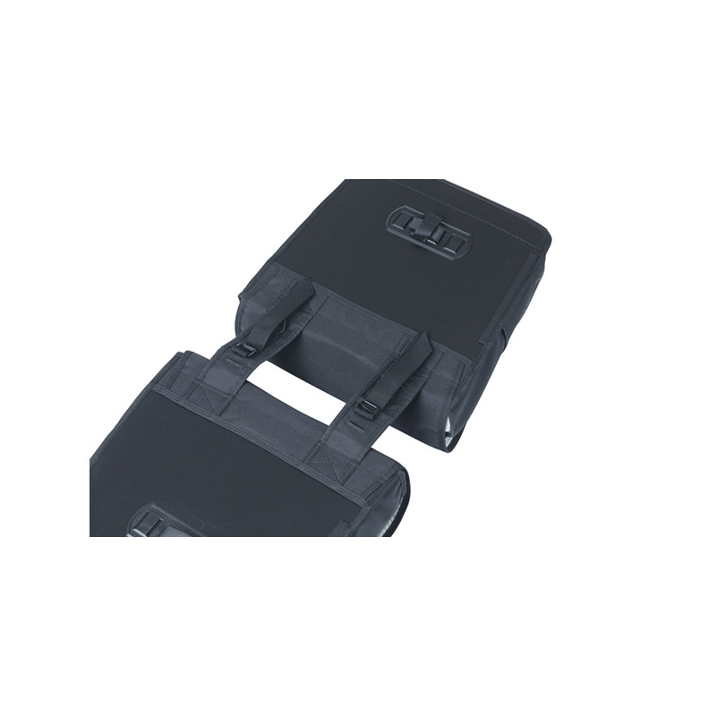 SAKWA PODWÓJNA BASIL GO DOUBLE BAG, S.BLK, 32L